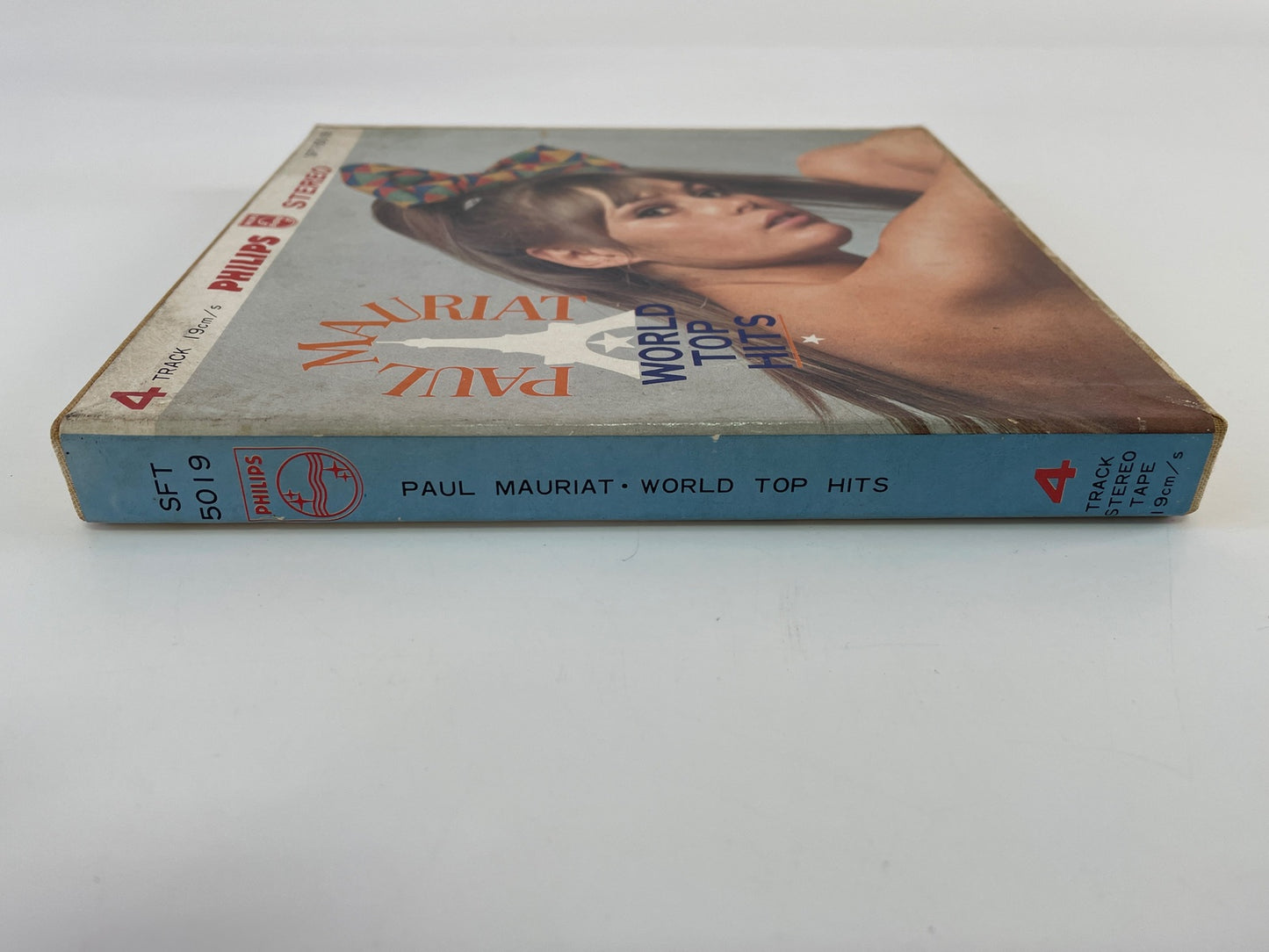 オープンリールテープ/ PAUL MAURIAT / WORLD TOP HITS / ポール・モーリア / 7号 国内盤 4トラック 19cm/s (7 1/2IPS) PHILIPS