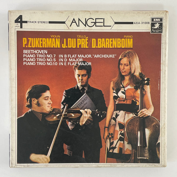 オープンリールテープ/ ジャクリーヌ・デュ・プレ / ベートーヴェン:ピアノ三重奏曲集 / 7号 国内盤 4トラック 19cm/s ANGEL