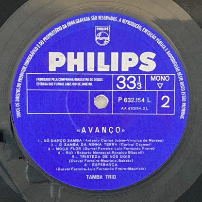 LP/ TAMBA TRIO / AVANCO / タンバ・トリオ / ブラジル盤 オリジナル サンドカバー PHILIPS P-632.154-L