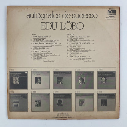 LP/ EDU LOBO / AUTOGRAFOS DE SUCESSO / エドゥ・ロボ / ブラジル盤 FONTANA