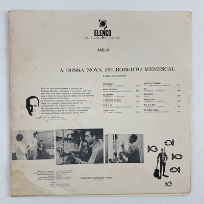 LP/ V.A. / A BOSSA NOVA DE ROBERTO MENESCAL E SEU CONJUNTO / ブラジル盤 オリジナル サンドカバー CS ELENCO