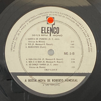 LP/ V.A. / A BOSSA NOVA DE ROBERTO MENESCAL E SEU CONJUNTO / ブラジル盤 オリジナル サンドカバー CS ELENCO