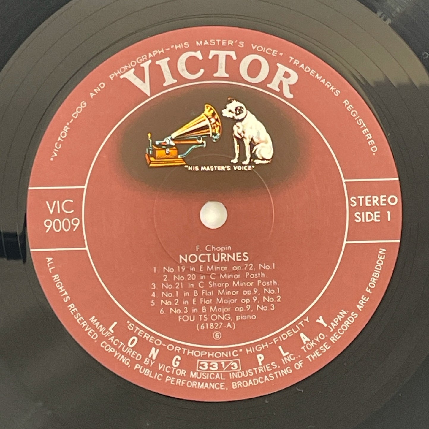LP/ フー・ツォン / ショパン:夜想曲全集 / 国内盤 2枚組 帯 VICTOR VIC-9009/10