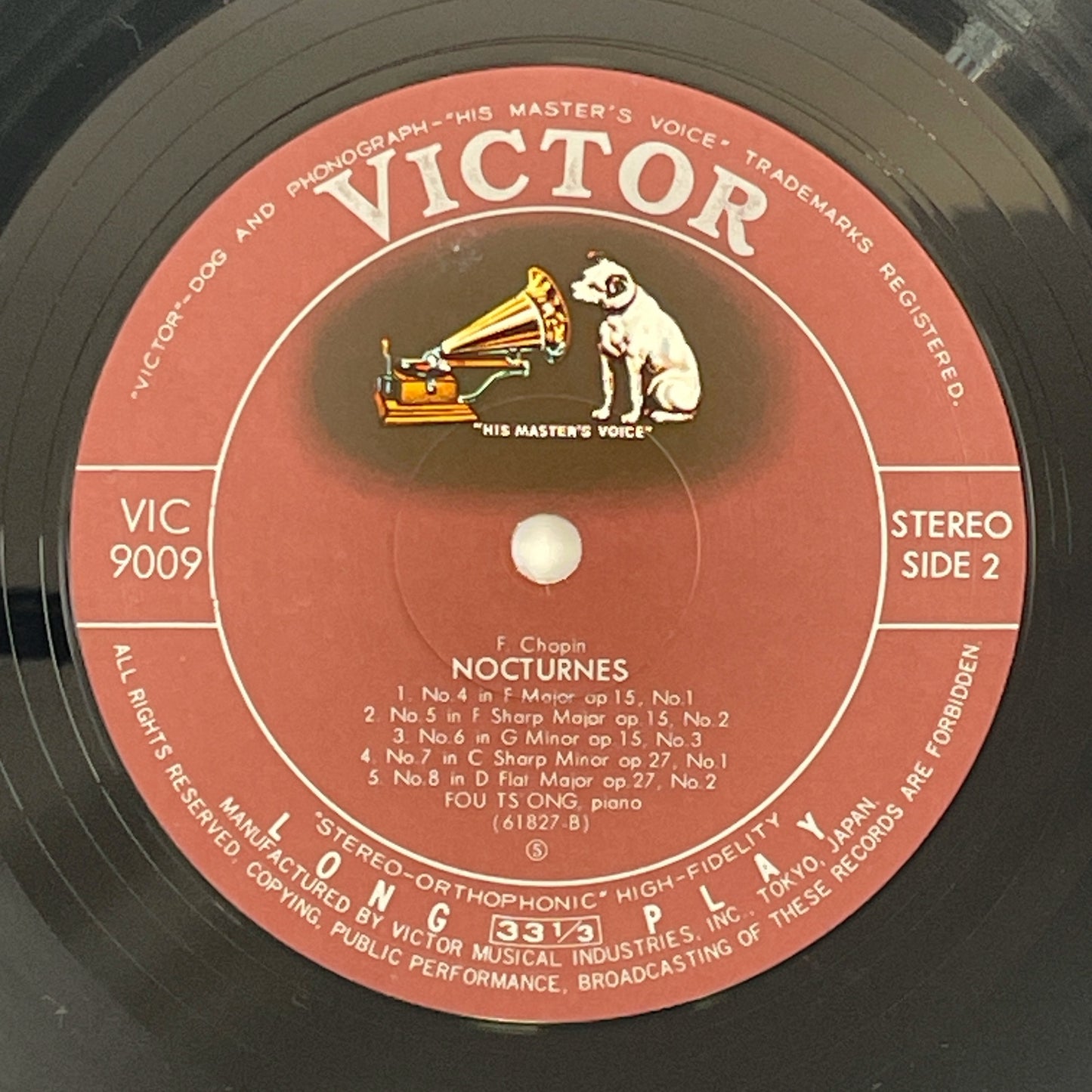 LP/ フー・ツォン / ショパン:夜想曲全集 / 国内盤 2枚組 帯 VICTOR VIC-9009/10