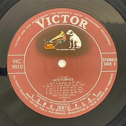 LP/ フー・ツォン / ショパン:夜想曲全集 / 国内盤 2枚組 帯 VICTOR VIC-9009/10