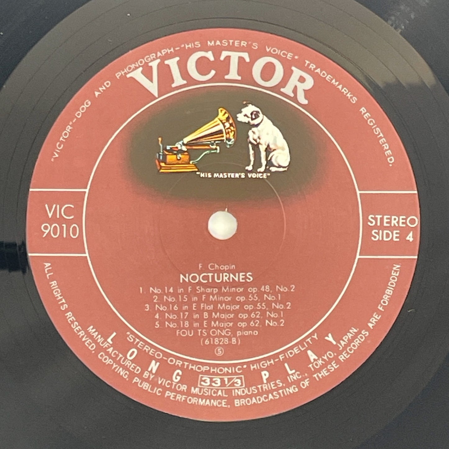 LP/ フー・ツォン / ショパン:夜想曲全集 / 国内盤 2枚組 帯 VICTOR VIC-9009/10