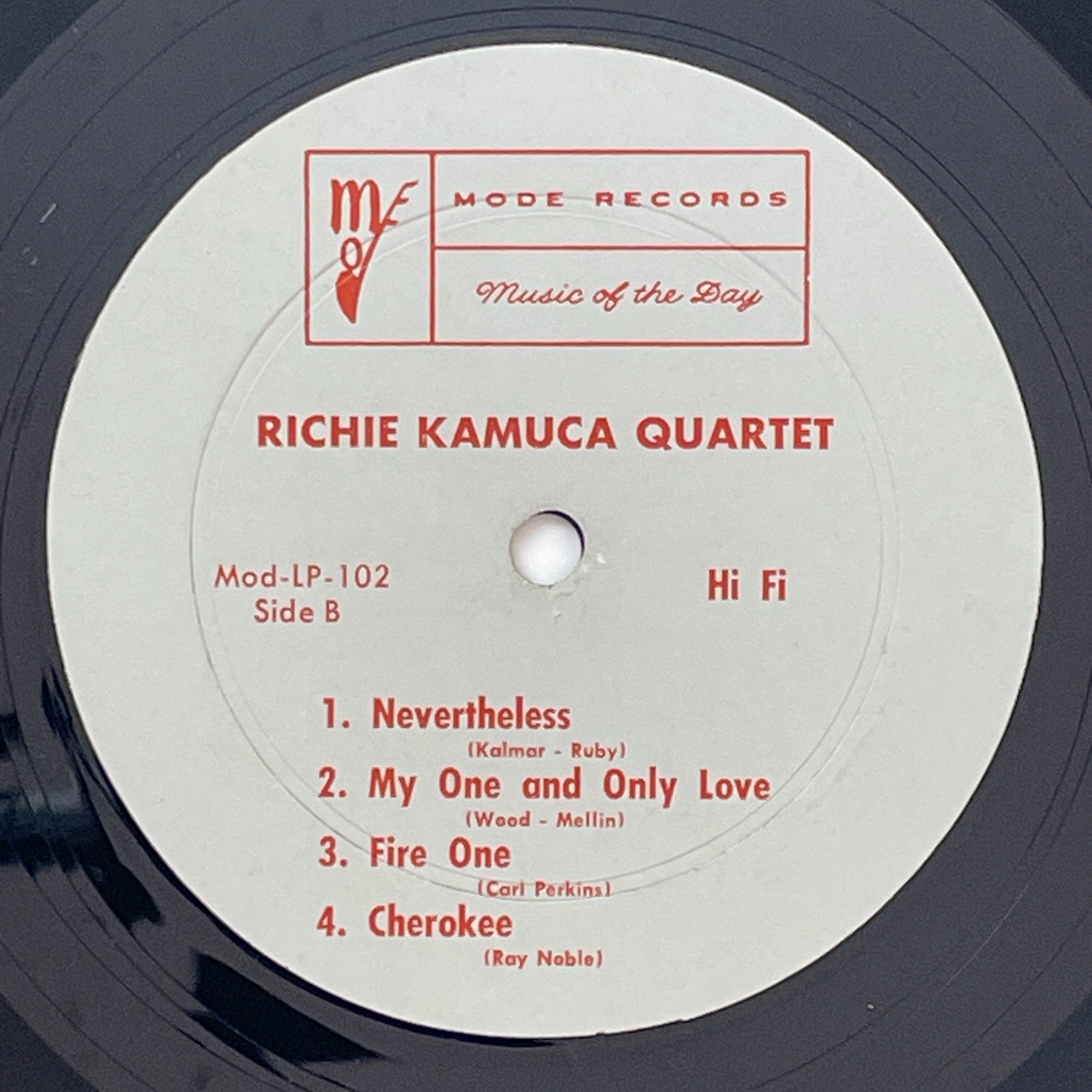Richie Kamuca Quartet Richie Kamuca/4★中古 RICHIE KAMUCA - RICHIE KAMUCA QUARTET (LP) | REALLY GOOD