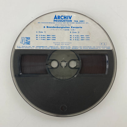 オープンリールテープ/ カール・リヒター / バッハ:ブランデンブルク協奏曲(全曲) / 7号 国内盤 4トラック 19cm/s ARCHIV