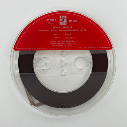 オープンリールテープ/ ジョン・バルビローリ / R.シュトラウス:交響詩「英雄の生涯」 / 7号 国内盤 4トラック 19cm/s ANGEL