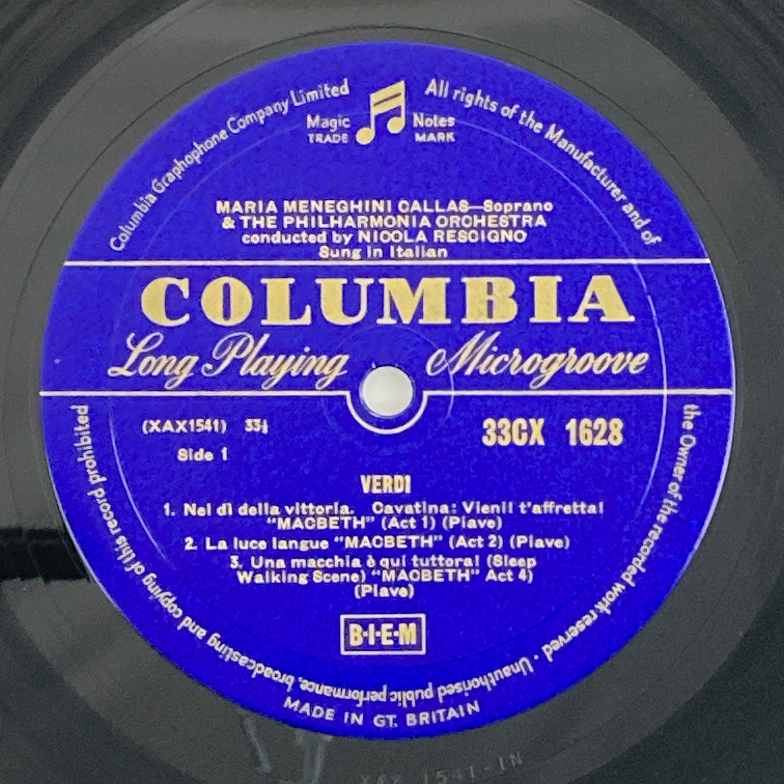 英Columbia SAX2293　「ヴェルディ・ヒロインズ」　マリア・カラス マリア・カラス - ヴェルディのヒロインたち 第1集 (LP) | REALLY GOOD