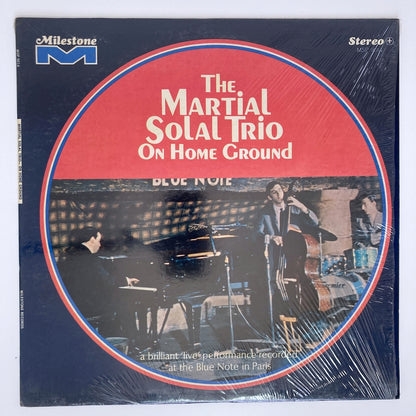 LP/ THE MARTIAL SOLAL TRIO / ON HOME GROUND / US盤 オリジナル 緑ラベル ピアノトリオ MILESTONE MSP9014