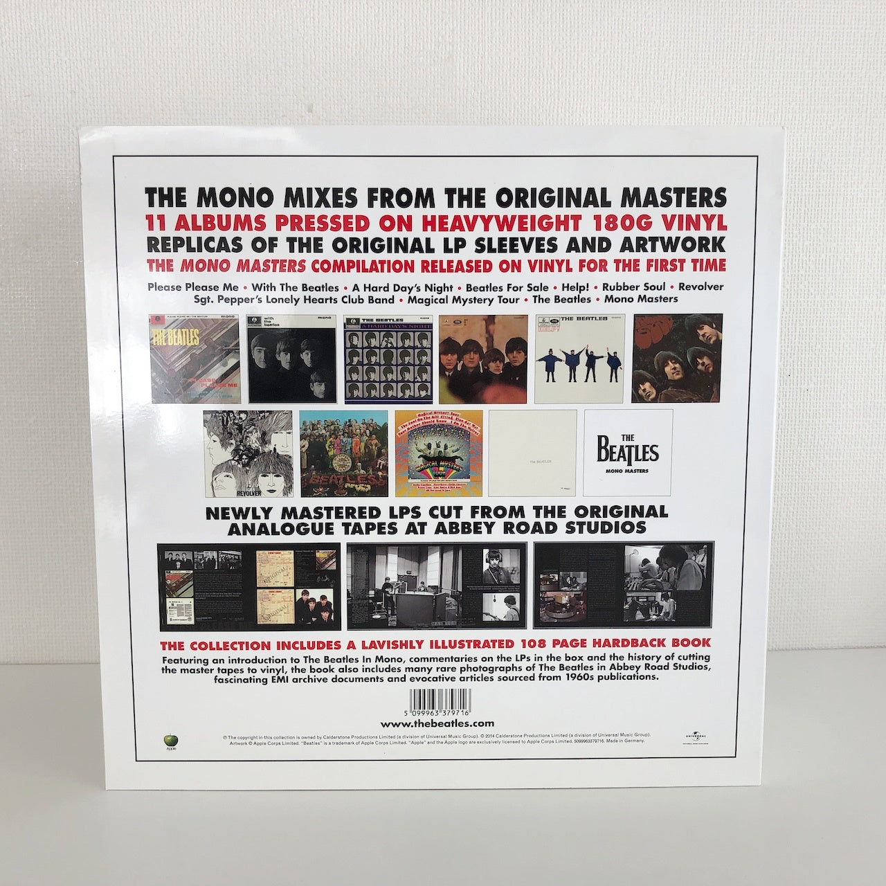 【盤未使用】LP/ THE BEATLES IN MONO BOX / EU盤 14枚組 ブックレット(未開封)付き 5099963379716