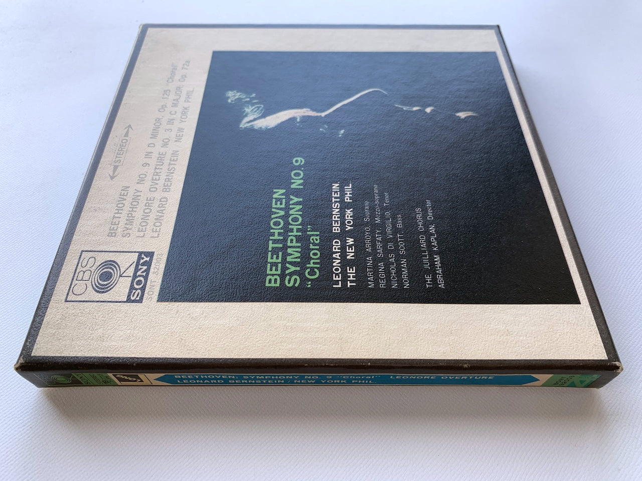 オープンリール/ レナード・バーンスタイン / ベートーヴェン：交響曲第9番「合唱付き」 / 国内盤 7号 4トラック 19cm/s (7 1/2IPS) ライナー CBS SONY SONT-32003