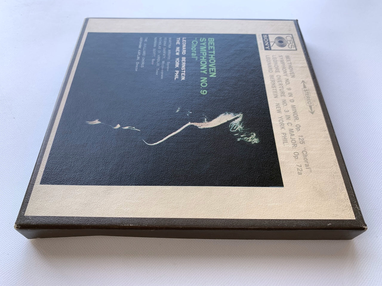 オープンリール/ レナード・バーンスタイン / ベートーヴェン：交響曲第9番「合唱付き」 / 国内盤 7号 4トラック 19cm/s (7 1/2IPS) ライナー CBS SONY SONT-32003