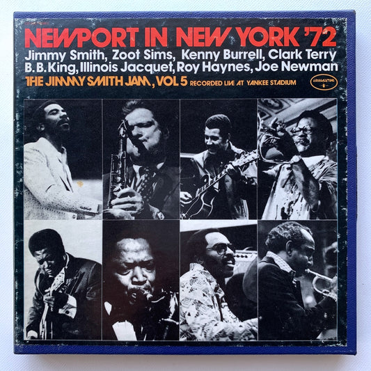 オープンリール/ V.A.(JIMMY SMITH) / NEWPORT IN NEW YORK ’72 / US盤 7号 4トラック 19cm/s (7 1/2IPS) AMPEX COBM9027