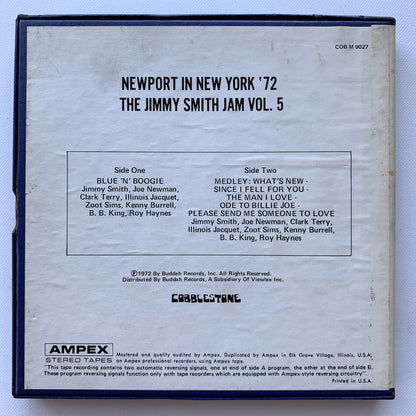 オープンリール/ V.A.(JIMMY SMITH) / NEWPORT IN NEW YORK ’72 / US盤 7号 4トラック 19cm/s (7 1/2IPS) AMPEX COBM9027