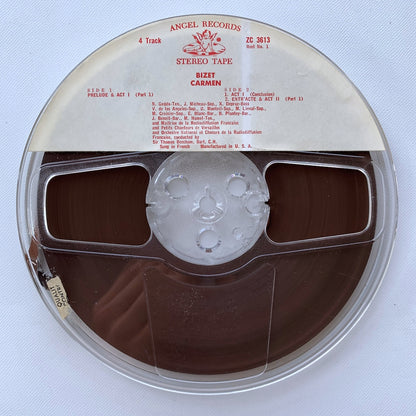 オープンリール/ トーマス・ビーチャム / ビゼー：カルメン / US盤 2本組 7号 4トラック 19cm/s (7 1/2IPS) インサート ANGEL ZC3613