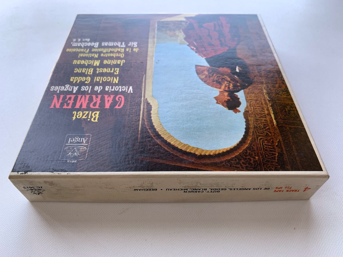 オープンリール/ トーマス・ビーチャム / ビゼー：カルメン / US盤 2本組 7号 4トラック 19cm/s (7 1/2IPS) インサート ANGEL ZC3613