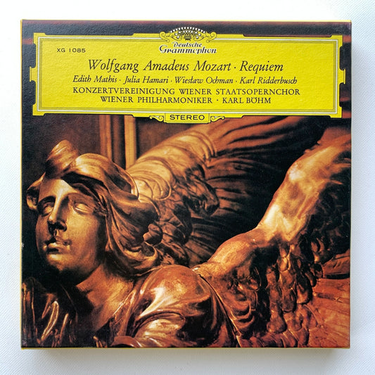 オープンリール/ カール・ベーム / モーツァルト：レクイエム / 国内盤 7号 4トラック 19cm/s (7 1/2IPS) DGG XG-1085