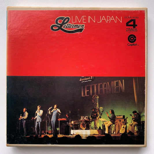 オープンリール/ LETTERMEN / LIVE IN JAPAN / 国内盤 7号 4トラック 19cm/s (7 1/2IPS) ライナー CAPITOL ECXA-5090