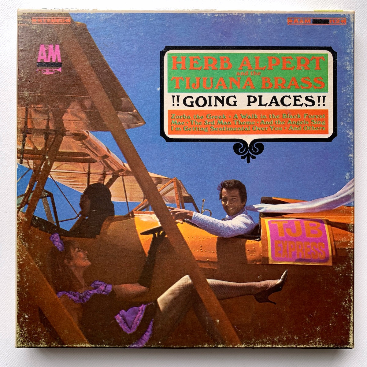 オープンリール/ HERB ALPERT / GOING PLACES / US盤 7号 4トラック 19cm/s (7 1/2IPS) AMPEX AMB112