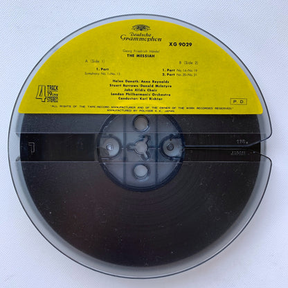 オープンリール/ リヒター、ジョン・オールディス合唱団 / ヘンデル：メサイア全曲 / 国内盤 2本組 7号 4トラック 19cm/s (7 1/2IPS) DGG XG-9029-30