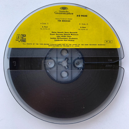 オープンリール/ リヒター、ジョン・オールディス合唱団 / ヘンデル：メサイア全曲 / 国内盤 2本組 7号 4トラック 19cm/s (7 1/2IPS) DGG XG-9029-30