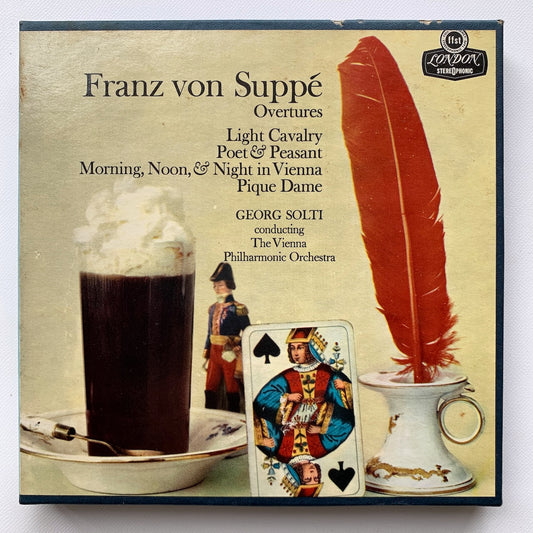オープンリール/ ゲオルク・ショルティ / スッペ:序曲集 / US盤 7号 4トラック 19cm/s (7 1/2IPS) LONDON LCL80033