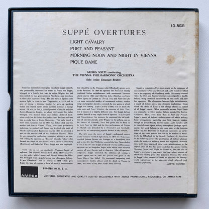 オープンリール/ ゲオルク・ショルティ / スッペ：序曲集 / US盤 7号 4トラック 19cm/s (7 1/2IPS) LONDON LCL80033