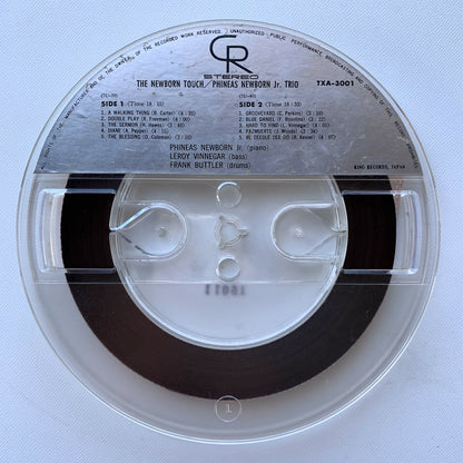 オープンリール/ PHINEAS NEWBORN JR. / THE NEWBORN TOUCH / 国内盤 7号 4トラック 19cm/s (7 1/2IPS) ライナー CONTEMPORARY TXA-3001