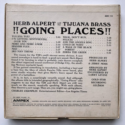 オープンリール/ HERB ALPERT / GOING PLACES / US盤 7号 4トラック 19cm/s (7 1/2IPS) AMPEX AMB112