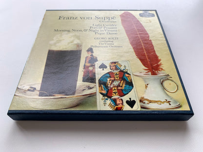 オープンリール/ ゲオルク・ショルティ / スッペ：序曲集 / US盤 7号 4トラック 19cm/s (7 1/2IPS) LONDON LCL80033