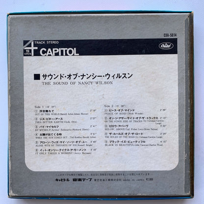 オープンリール/ NANCY WILSON / THE SOUND OF / 国内盤 7号 4トラック 19cm/s (7 1/2IPS) ライナー CAPITOL CXA-5014