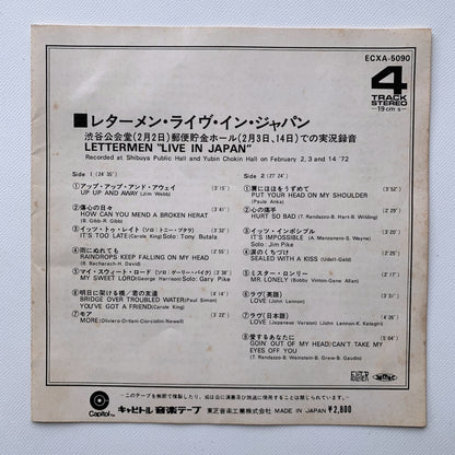 オープンリール/ LETTERMEN / LIVE IN JAPAN / 国内盤 7号 4トラック 19cm/s (7 1/2IPS) ライナー CAPITOL ECXA-5090