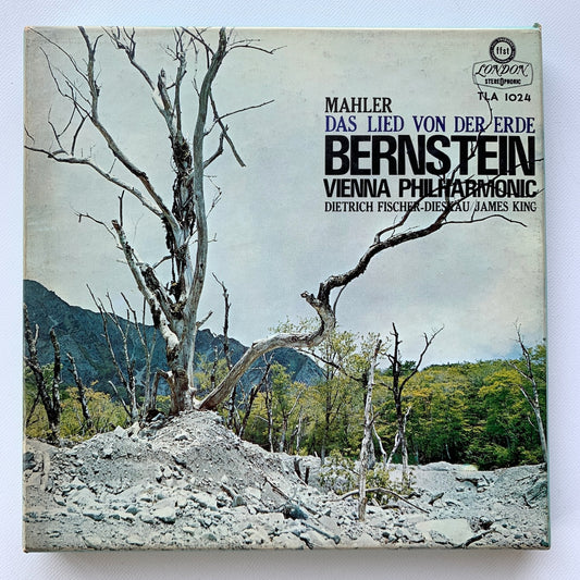 オープンリール/ レナード・バーンスタイン / マーラー：交響曲「大地の歌」 / 国内盤 7号 4トラック 19cm/s (7 1/2IPS) ライナー LONDON TLA-1024