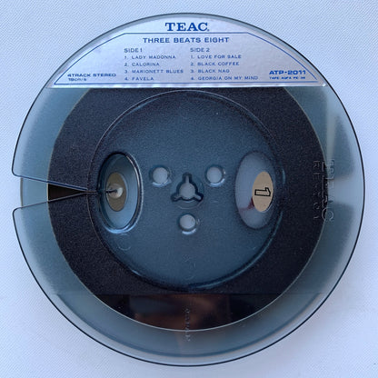 オープンリール/ 八城一夫 / 3 BEATS 8 / 国内盤 7号 4トラック 19cm/s (7 1/2IPS) ライナー TEAC ATP-2011