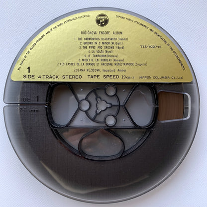 オープンリール/ ルージイッチコヴァ / ルージイッチコヴァ アンコール・アルバム / 国内盤 7号 4トラック 19cm/s (7 1/2IPS) 帯・ライナー COLUMBIA 7TS-7027N