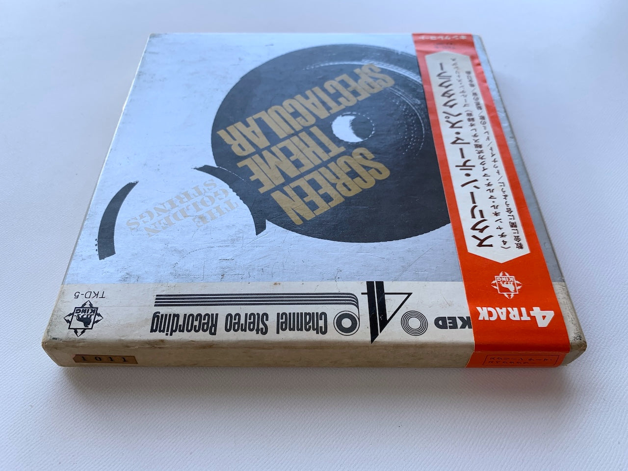 オープンリール/ 東海林修 / SCREEN THEME SPECTACULAR / 国内盤 7号 4トラック 19cm/s (7 1/2IPS) 帯・ライナー KING TKD-5