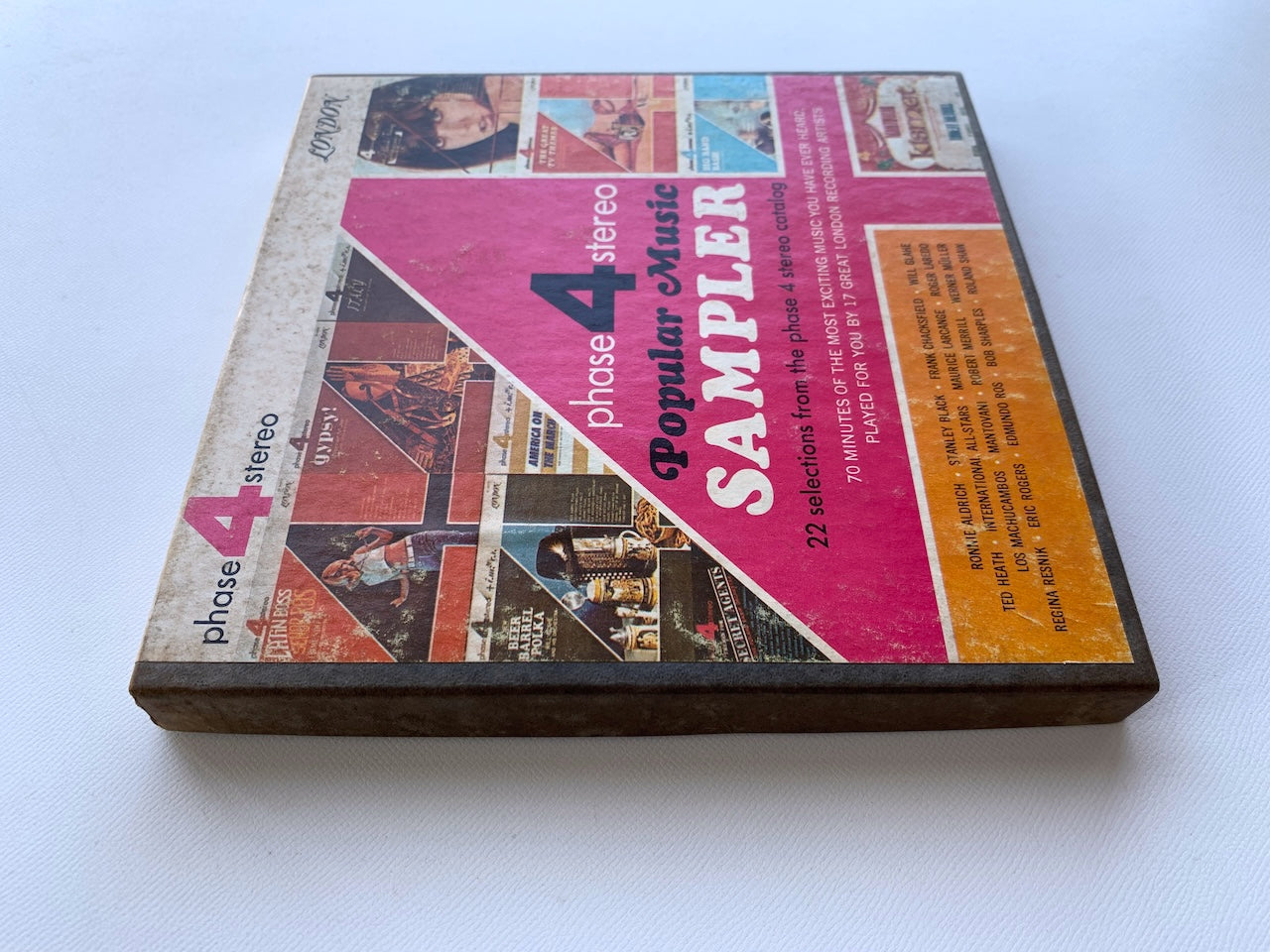 オープンリール/ V.A. / PHASE 4 STEREO POPULAR MUSIC SAMPLER / US盤 7号 4トラック 19cm/s (7 1/2IPS) インサート LONDON LPL66003