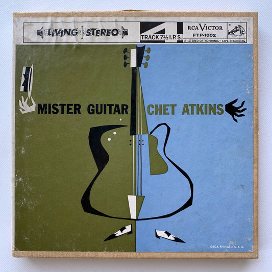 オープンリール/ CHET ATKINS / MISTER GUITAR / US盤 7号 4トラック 19cm/s (7 1/2IPS) RCA VICTOR FTP-1002