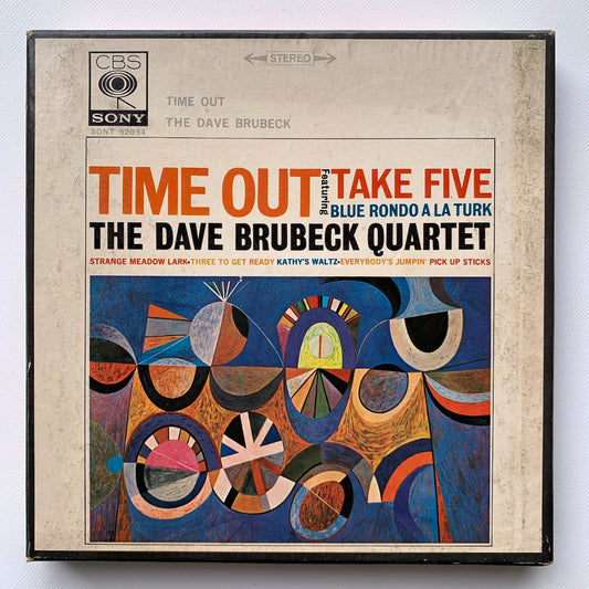 オープンリール/ DAVE BRUBECK / TIME OUT / 国内盤 7号 4トラック 19cm/s (7 1/2IPS) ライナー CBS SONY SONT-52034
