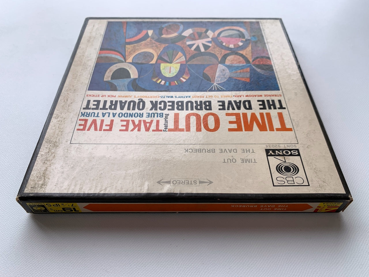 オープンリール/ DAVE BRUBECK / TIME OUT / 国内盤 7号 4トラック 19cm/s (7 1/2IPS) ライナー CBS SONY SONT-52034