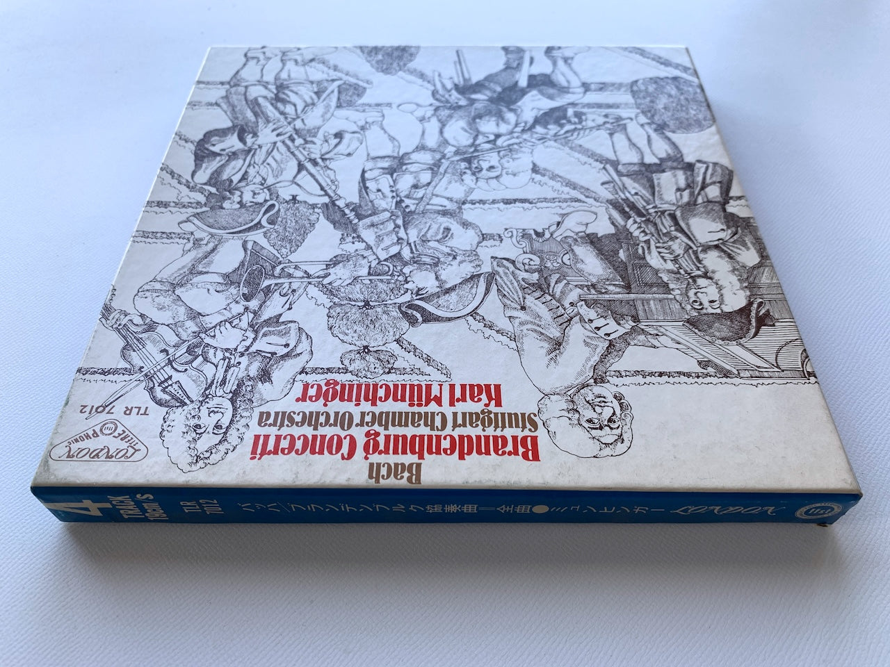 オープンリール/ カール・ミュンヒンガー / J.S.バッハ：ブランデンブルク協奏曲 全曲 / 国内盤 7号 4トラック 19cm/s (7 1/2IPS) ライナー LONDON TLR-7012