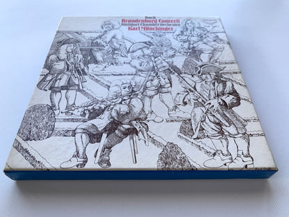 オープンリール/ カール・ミュンヒンガー / J.S.バッハ：ブランデンブルク協奏曲 全曲 / 国内盤 7号 4トラック 19cm/s (7 1/2IPS) ライナー LONDON TLR-7012