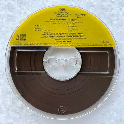 オープンリール/ カール・ベーム / モーツァルト：オペラ「ドン・ジョヴァンニ」全曲 / 国内盤 2本組 7号 4トラック 19cm/s (7 1/2IPS) ライナー DGG TXG-9001-02