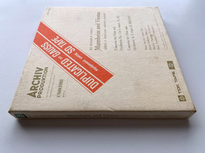 オープンリール/ シュタドゥルマイル / モーツァルト：フルート協奏曲第1番 他 / 国内盤 7号 4トラック 19cm/s (7 1/2IPS) ライナー ARCHIV SD0-1004