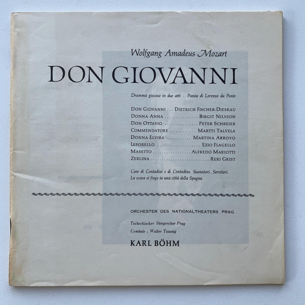 オープンリール/ カール・ベーム / モーツァルト：オペラ「ドン・ジョヴァンニ」全曲 / 国内盤 2本組 7号 4トラック 19cm/s (7 1/2IPS) ライナー DGG TXG-9001-02