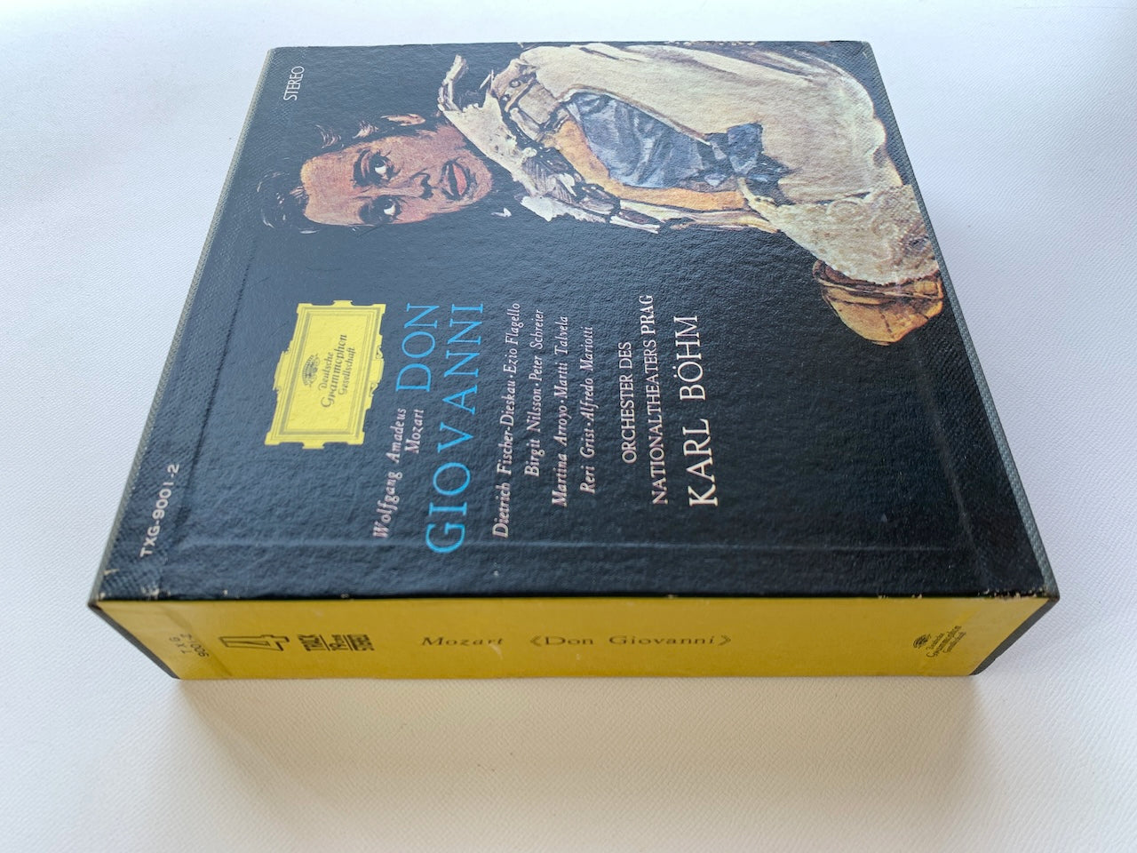 オープンリール/ カール・ベーム / モーツァルト：オペラ「ドン・ジョヴァンニ」全曲 / 国内盤 2本組 7号 4トラック 19cm/s (7 1/2IPS) ライナー DGG TXG-9001-02