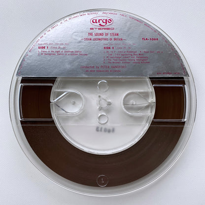 オープンリール/ NO ARTIST / THE SOUND OF STEAM 機関車ダイナミックス / 国内盤 7号 4トラック 19cm/s (7 1/2IPS) 帯・ライナー LONDON TLA-1068