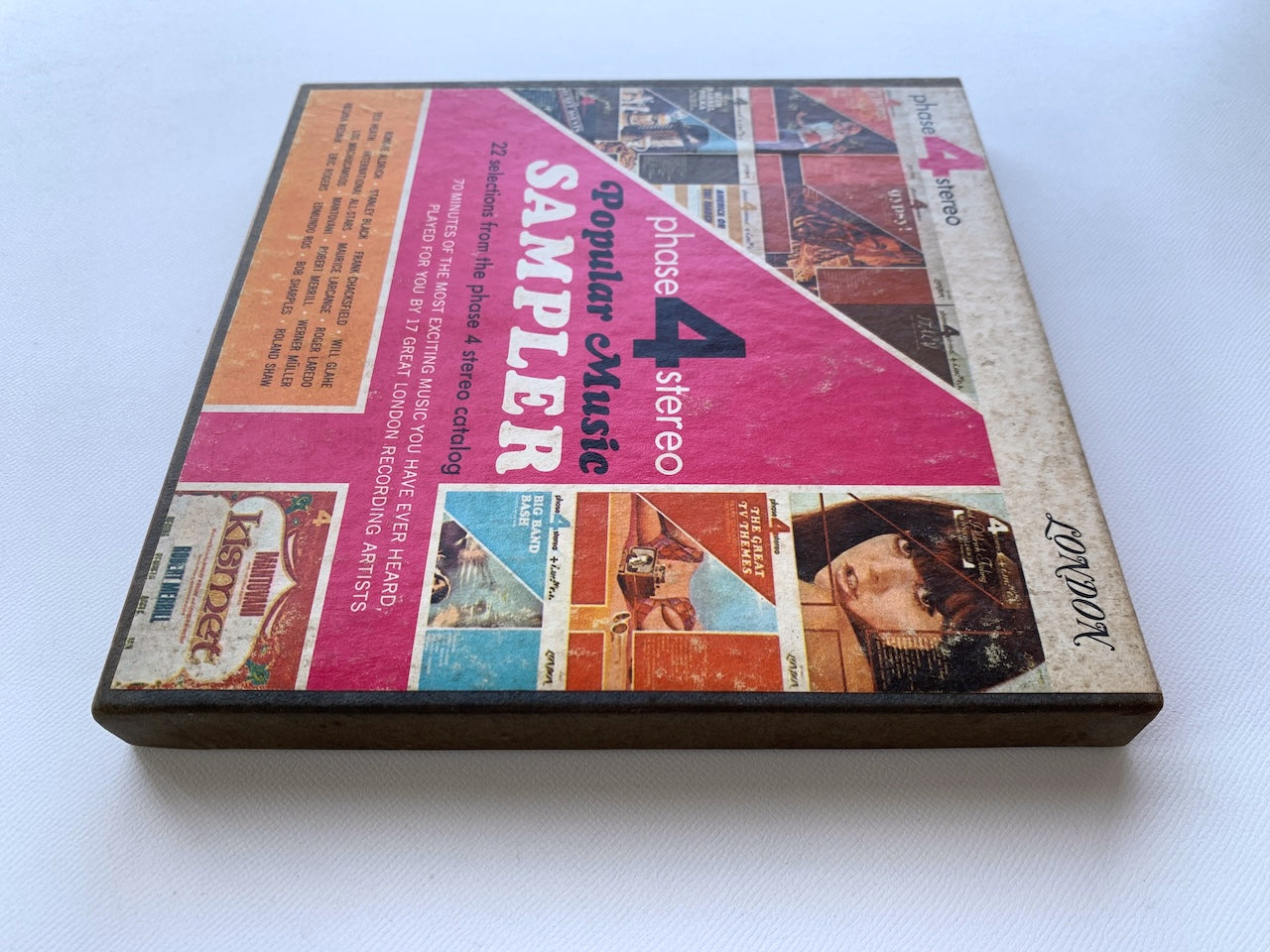 オープンリール/ V.A. / PHASE 4 STEREO POPULAR MUSIC SAMPLER / US盤 7号 4トラック 19cm/s (7 1/2IPS) インサート LONDON LPL66003